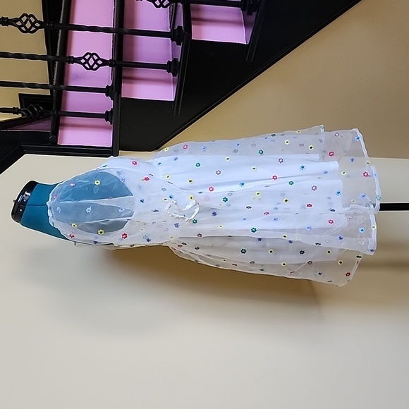 Altar'd State Embroidered Flower Babydoll Dress - SZ M - Picture 3 of 6